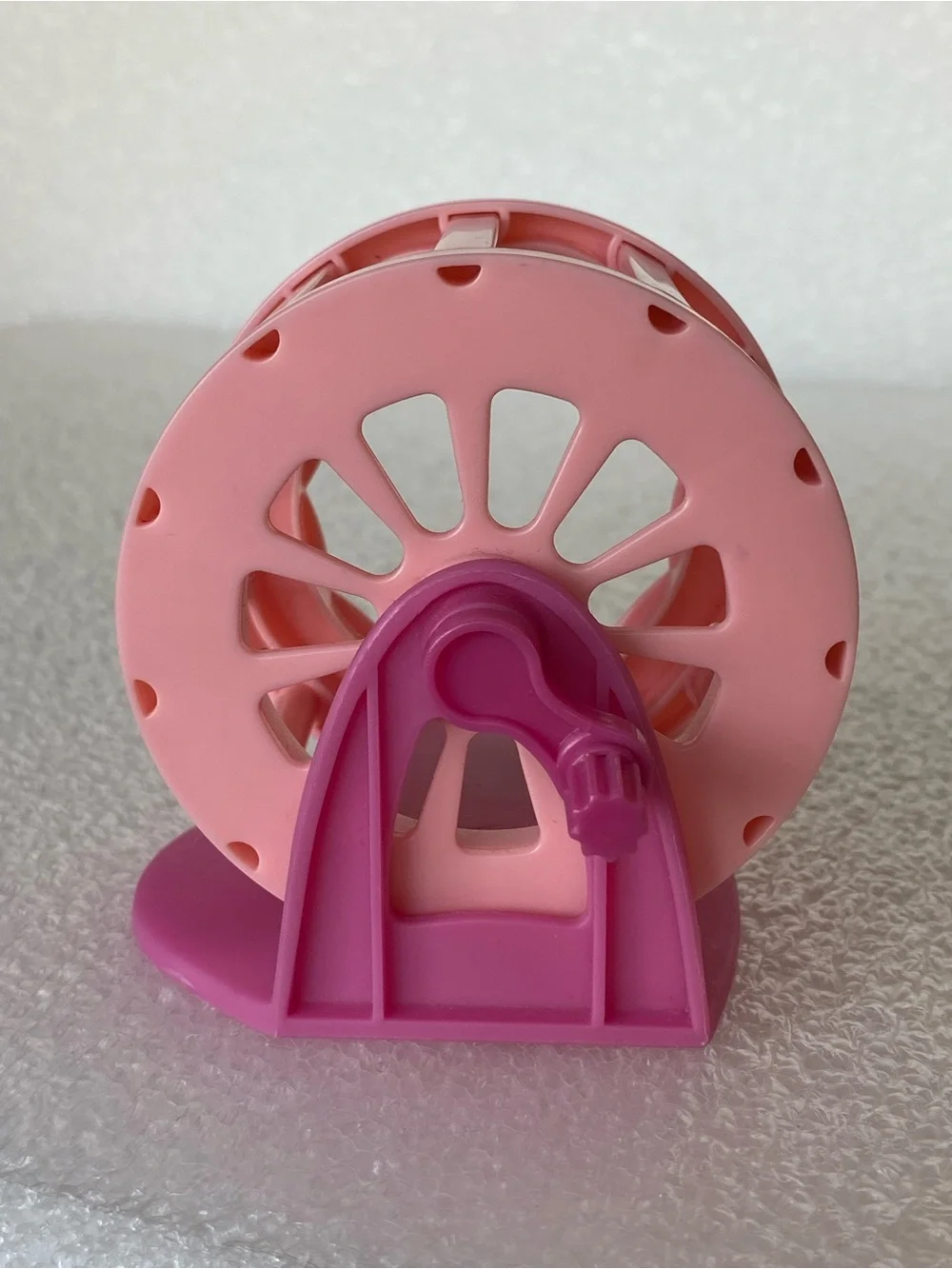 Hasbro Littlest Pet Shop LPS Pink HAMSTER WHEEL Lovin' Pet Playhouse Replacement